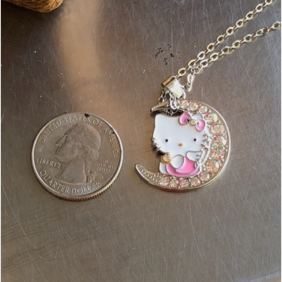 Sterling Silver Hello Kitty Pendant and Necklace. New. - Picture 5 of 5